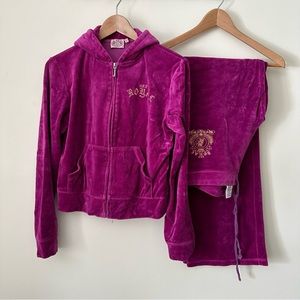 Juicy Couture velour track suit